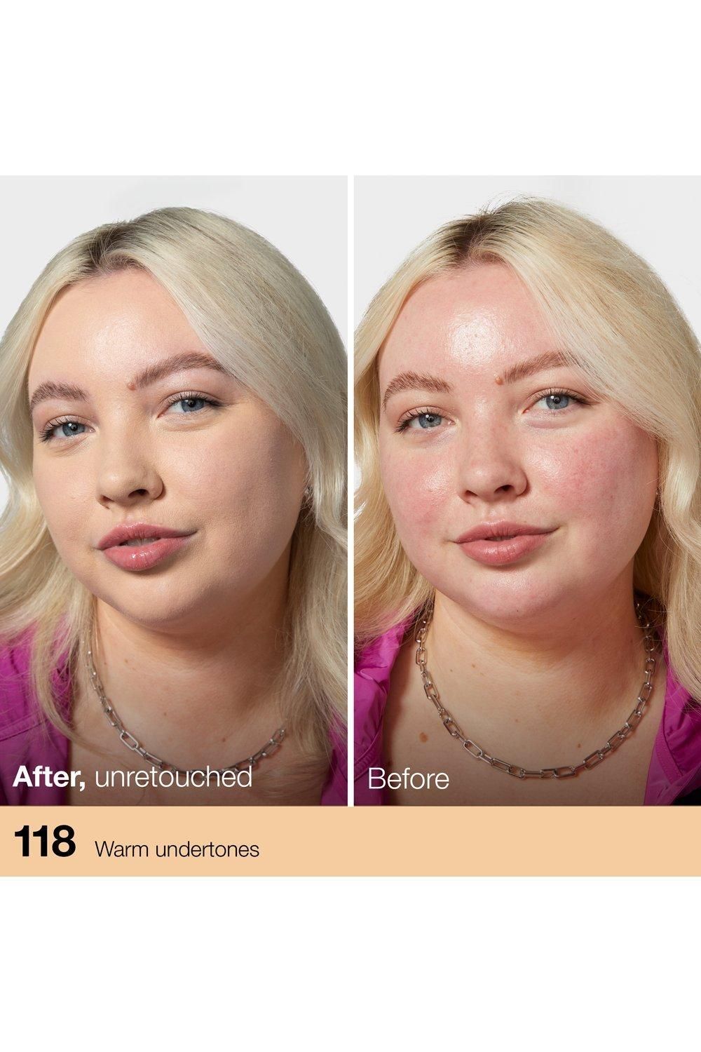 Maybelline Fit Me Matte & Poreless Full Coverage Matte Blendable Normal to Oily Skin Foundation Light Beige image 4