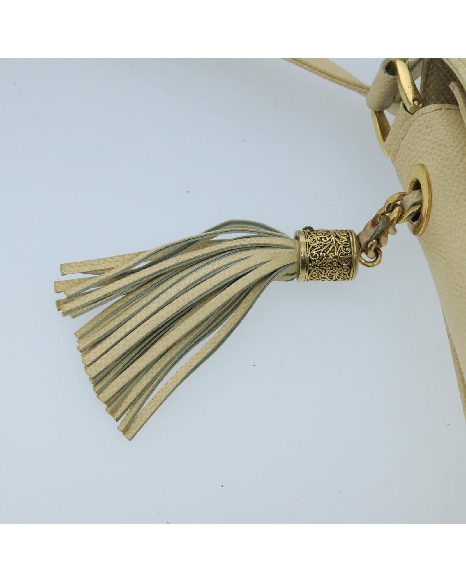 Valentino Preloved Leather Crossbody Bag Wo - Beige Shoulder Bags image 11