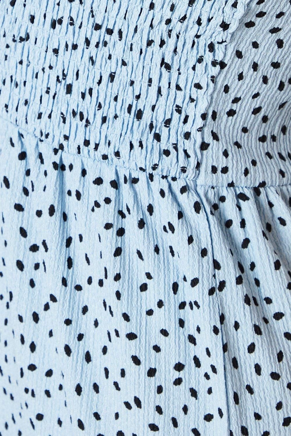 Dorothy Perkins Tie Strap Tiered Midi Dress Blue image 5