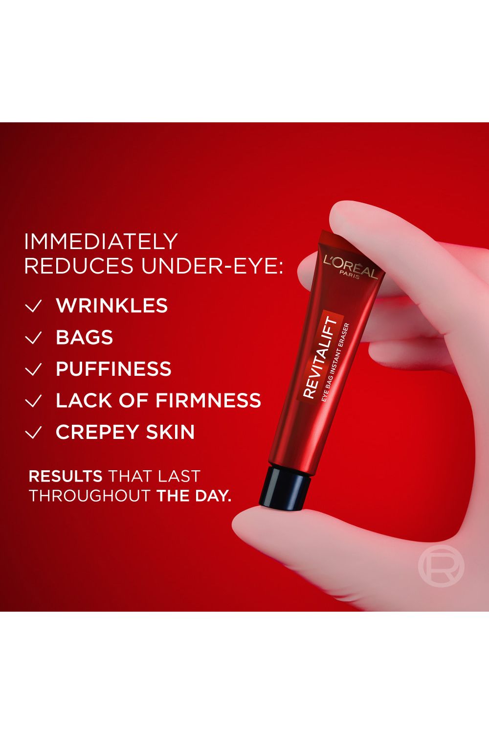 L'Oréal Paris Revitalift Laser Instant Eye Bag Eraser 15ml Multi image 3