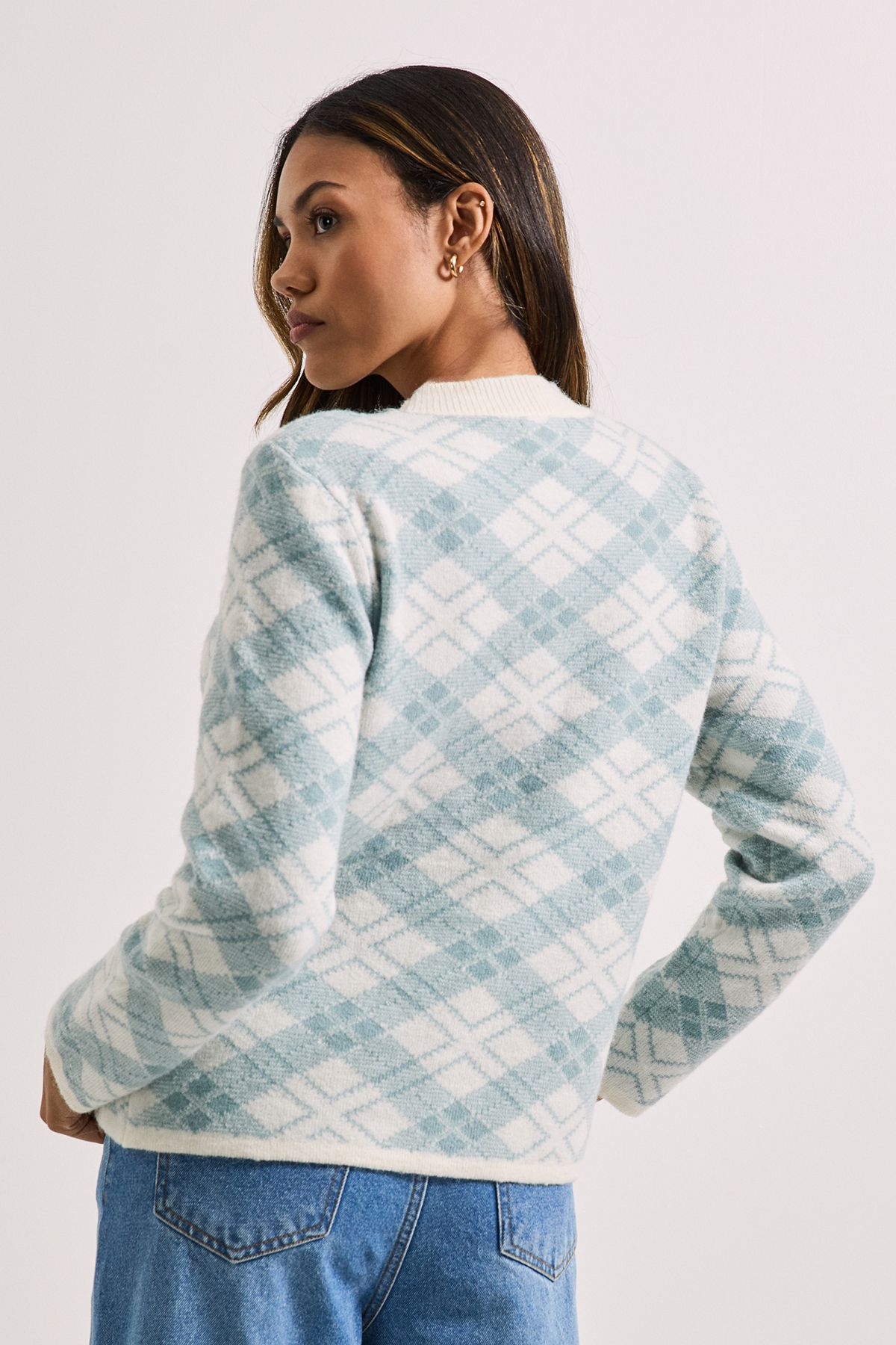 Dorothy Perkins Argyle Jumper Ivory image 3