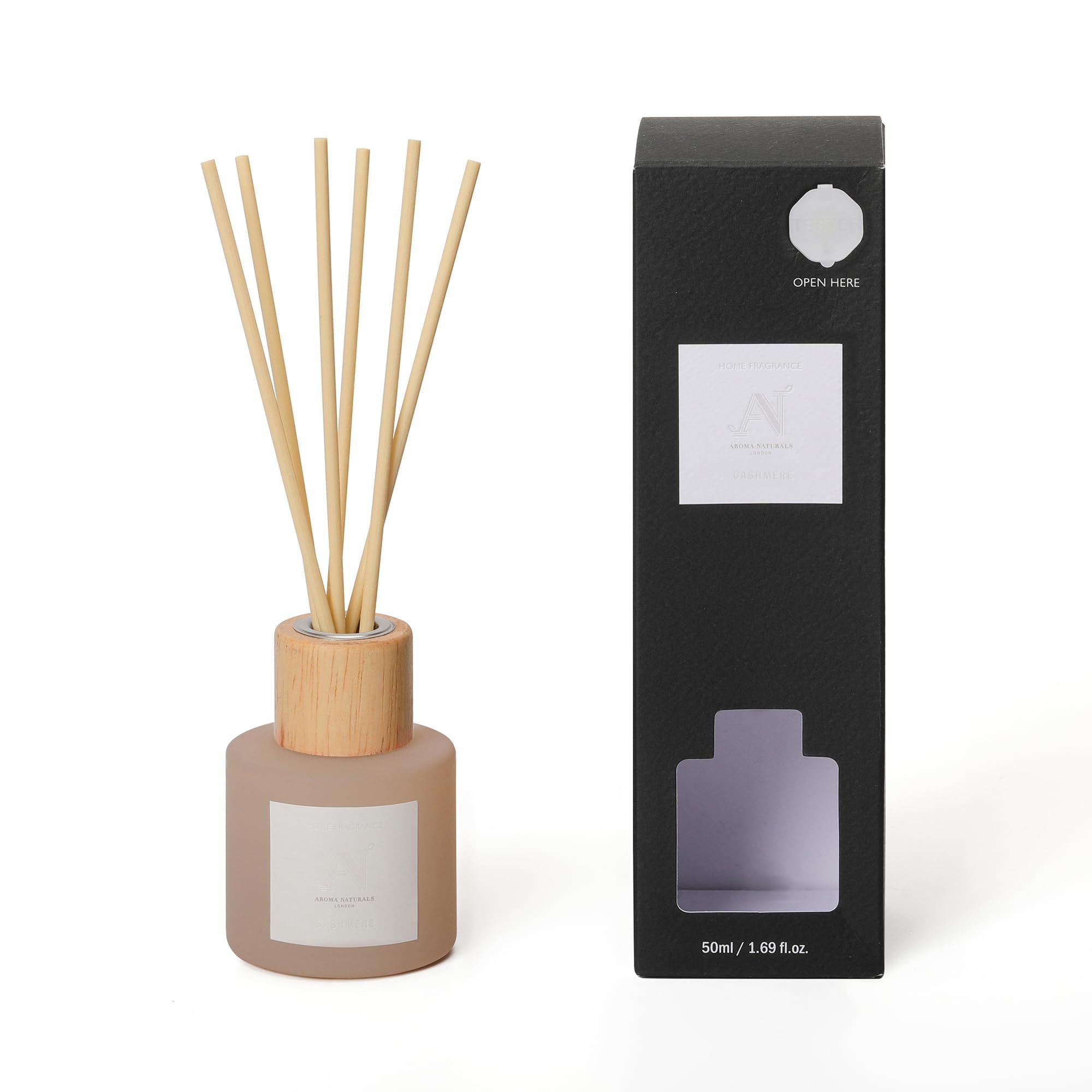 Aroma Naturals Frosted Decadence Reed Diffuser Vanilla Bean Scent image 1