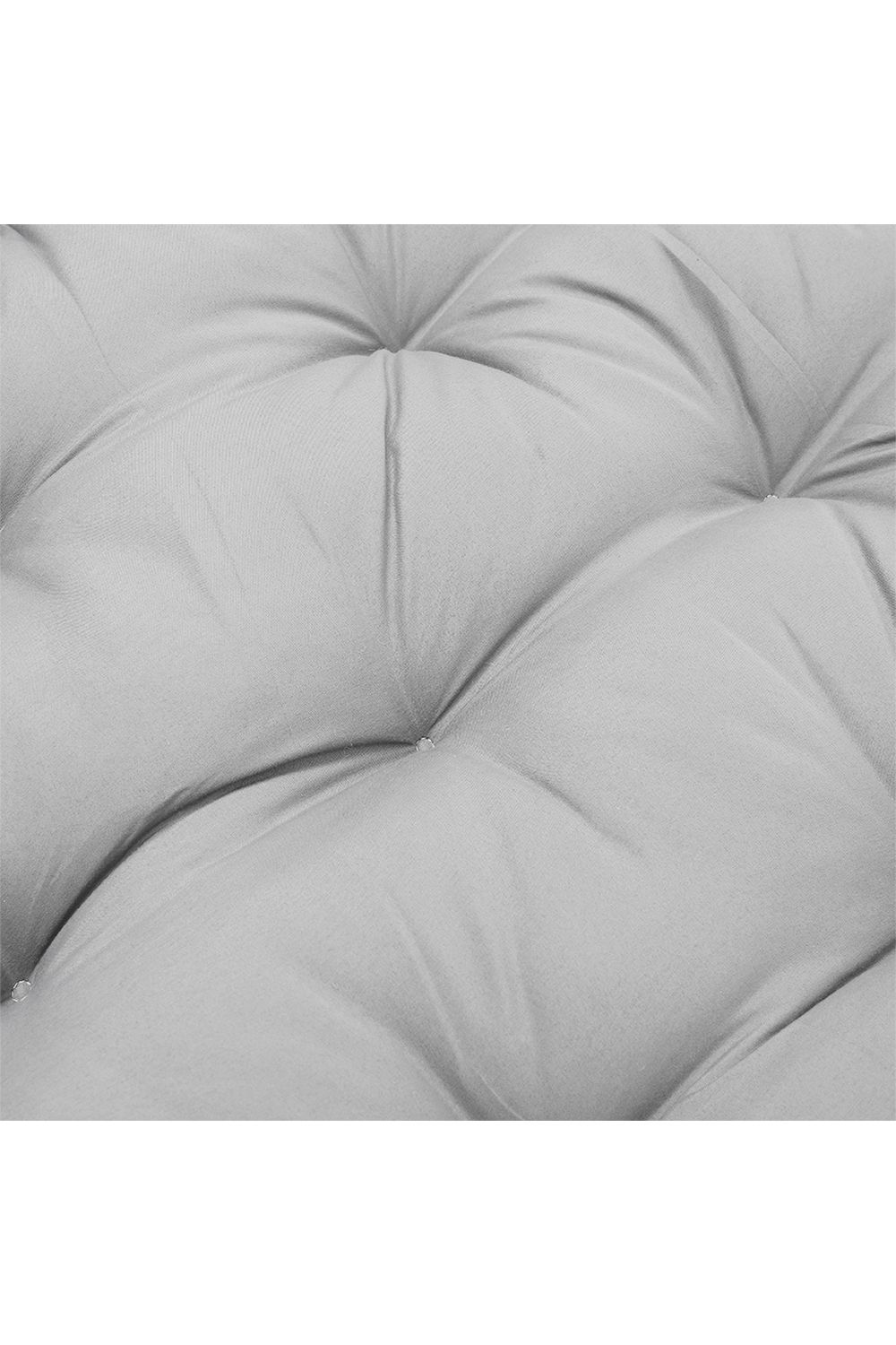 Living and Home Outdoor T-Shaped Egg Chair Cushion Hanging Swing Chair Pad,Light Grey image 4