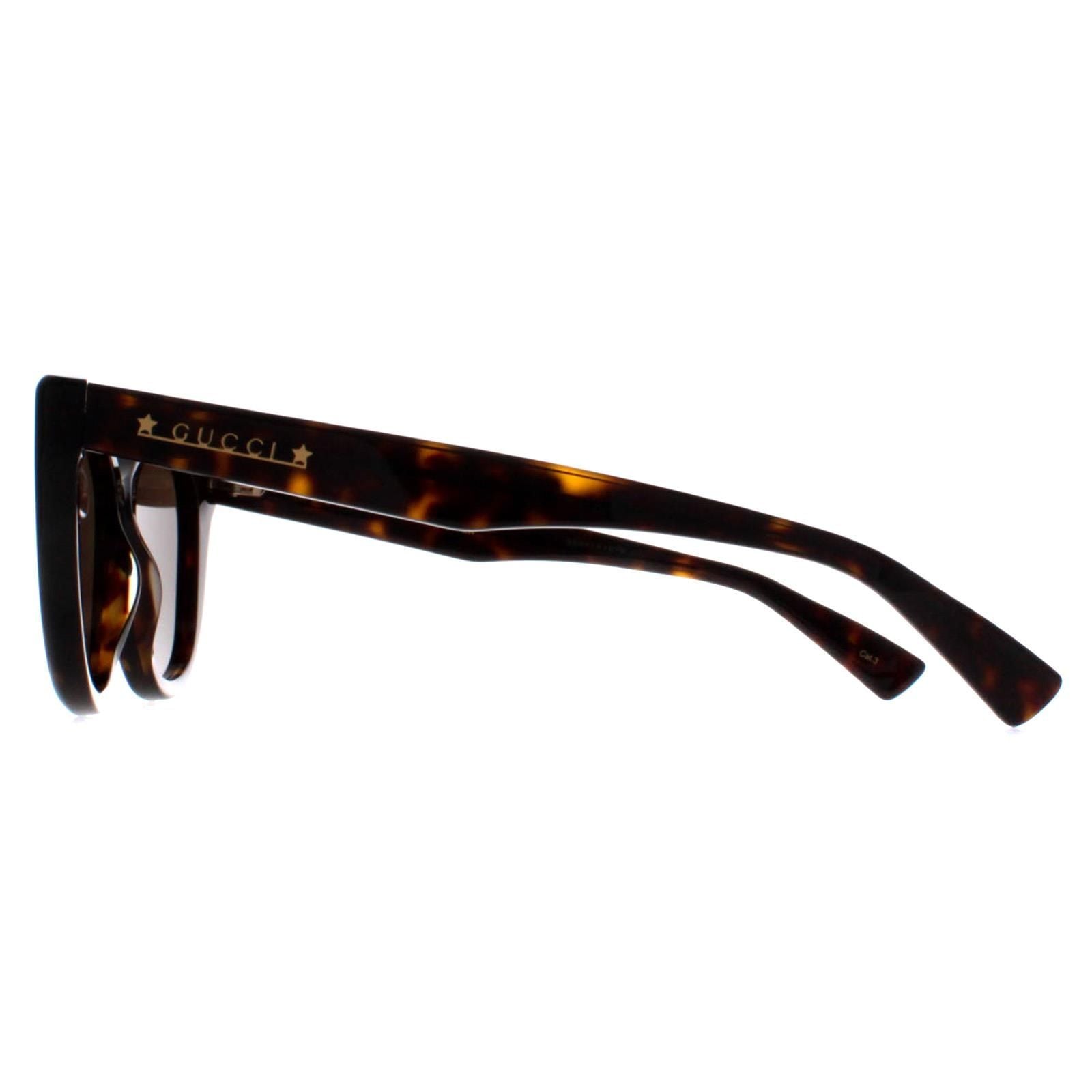 Gucci Cat Eye Havana Brown GG1588S image 3