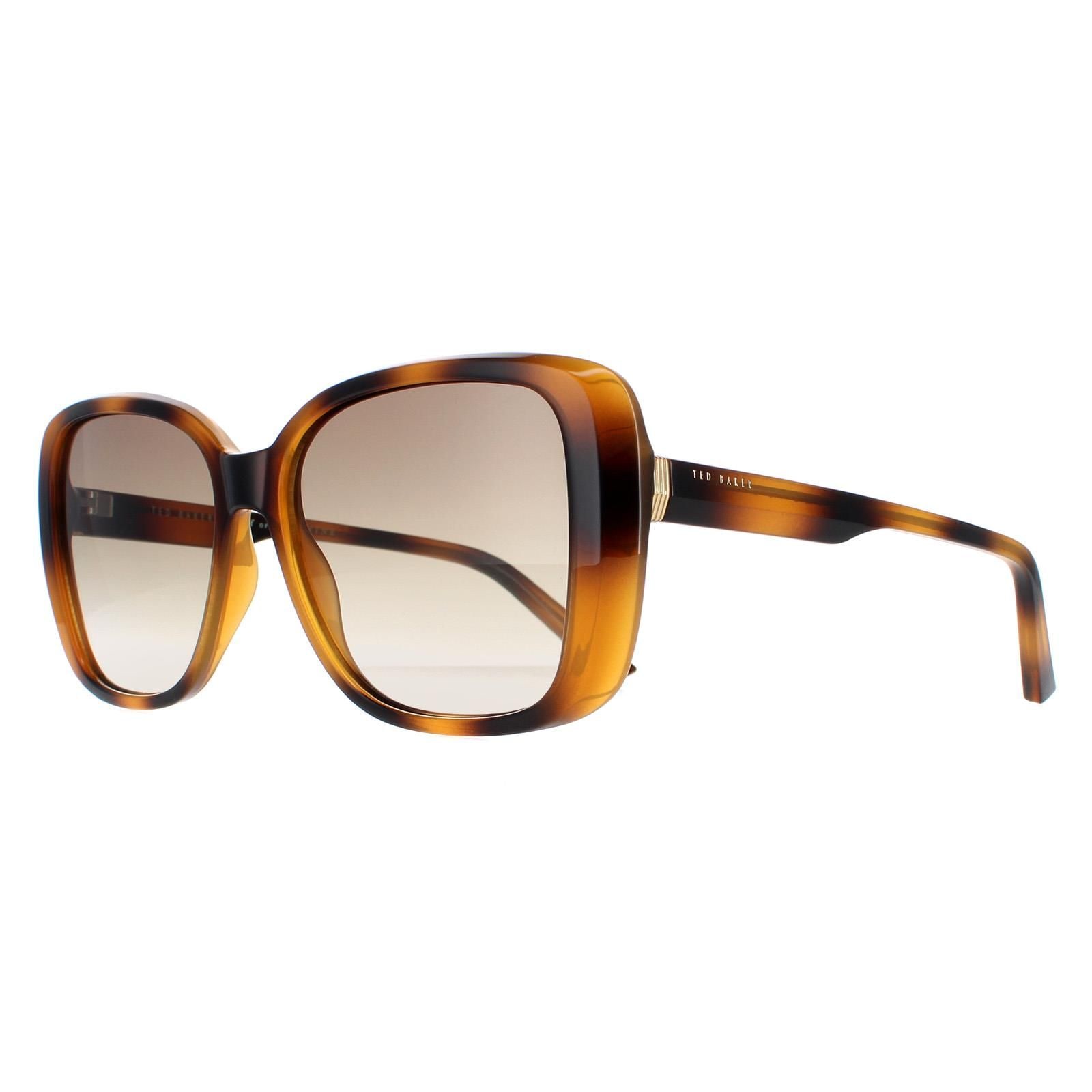 Ted Baker Square Havana Brown Gradient TB1640 Margo image 2