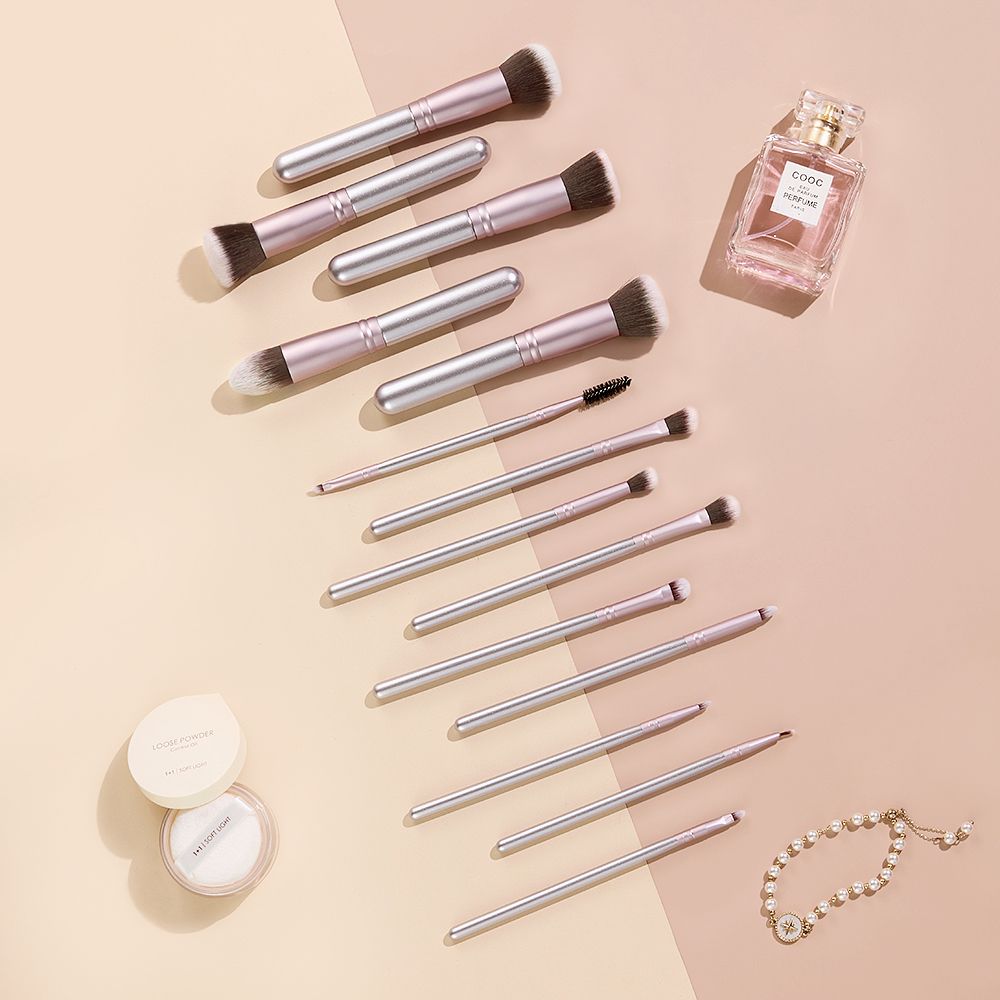 SHEONLY Set of 14 Professional Makeup Brush Tools image 3