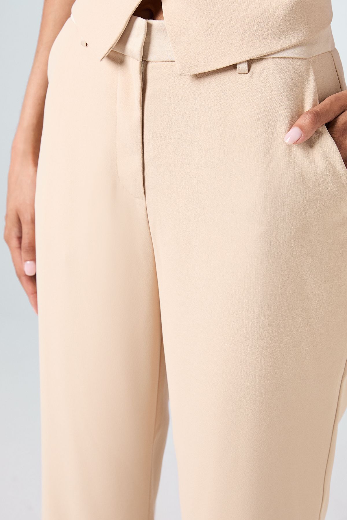 Coast Premium Flare Bridal Trousers Champagne image 4