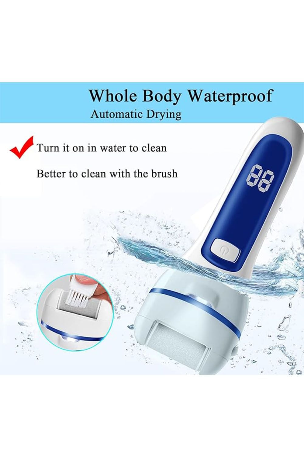 SHEONLY Electric Pedicure Tools Set Callus Remover Beauty Tool image 3