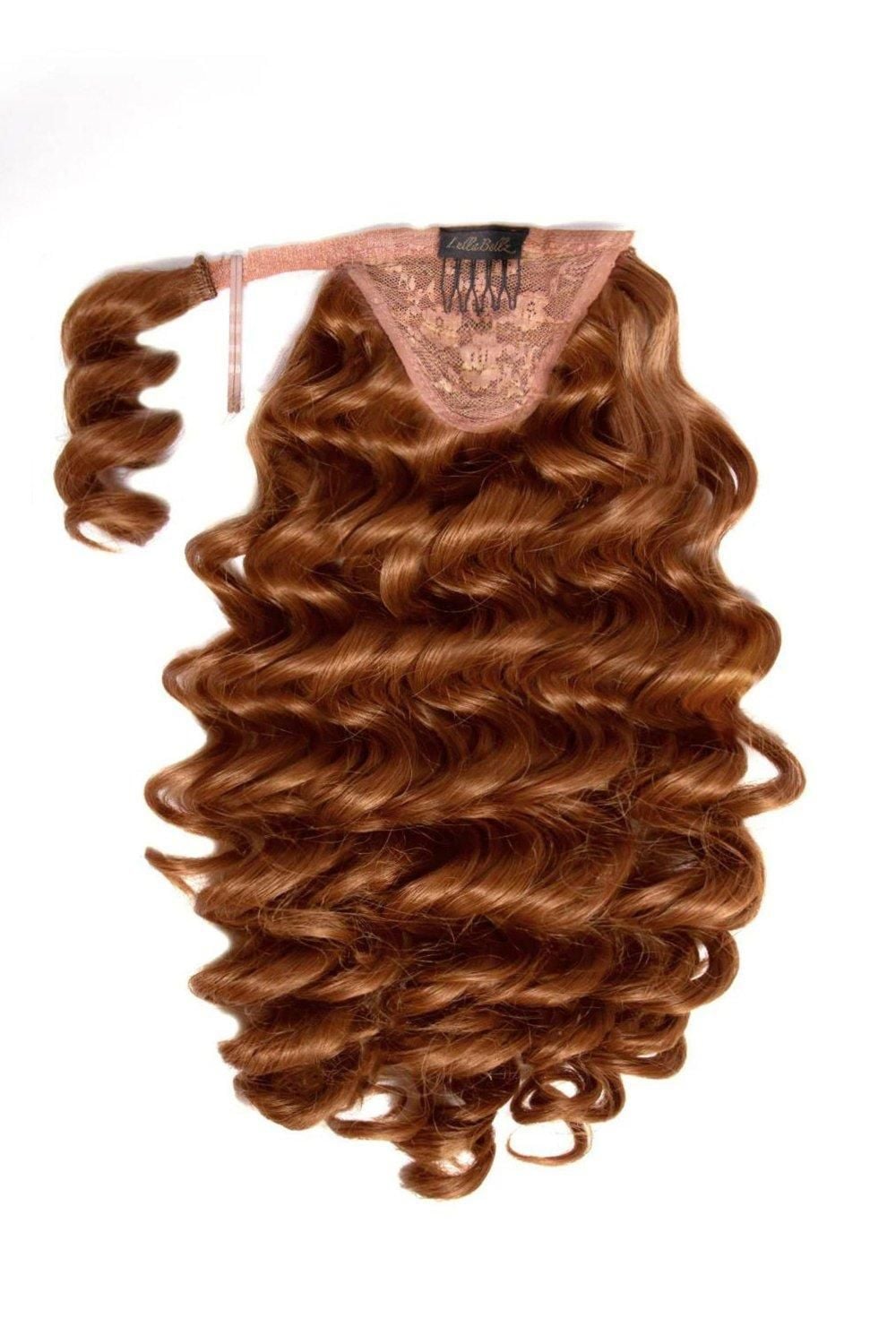 Lullabellz Midi Grande Curly Corkscrew 20inch Wraparound Pony Mixed Auburn image 1