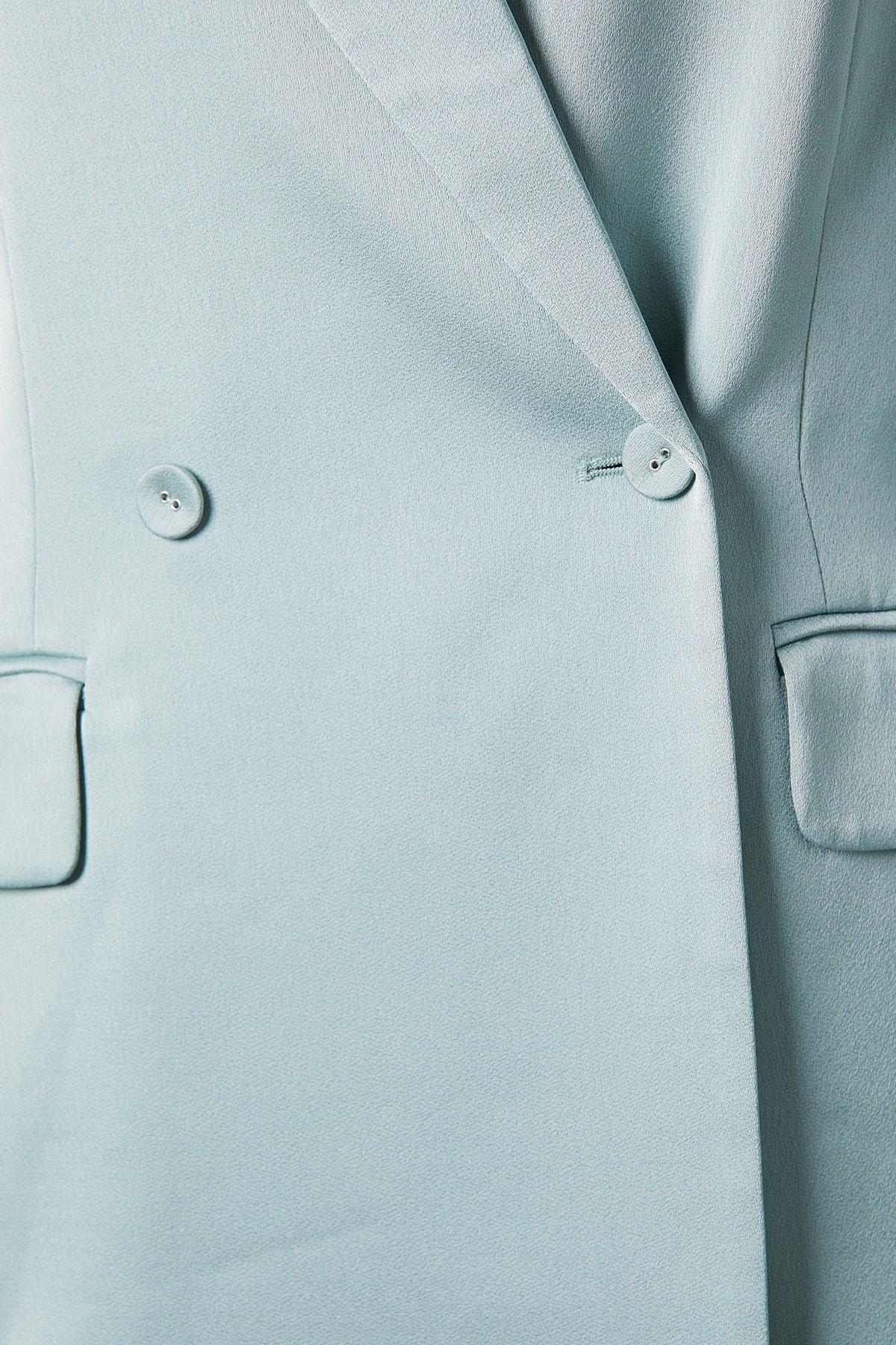 Coast Satin Double Breasted Blazer Mint image 5