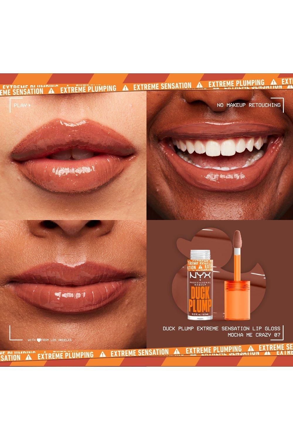 NYX Professional Makeup Duck Plump Lip Plumping Gloss Mocha Me Crazy image 5