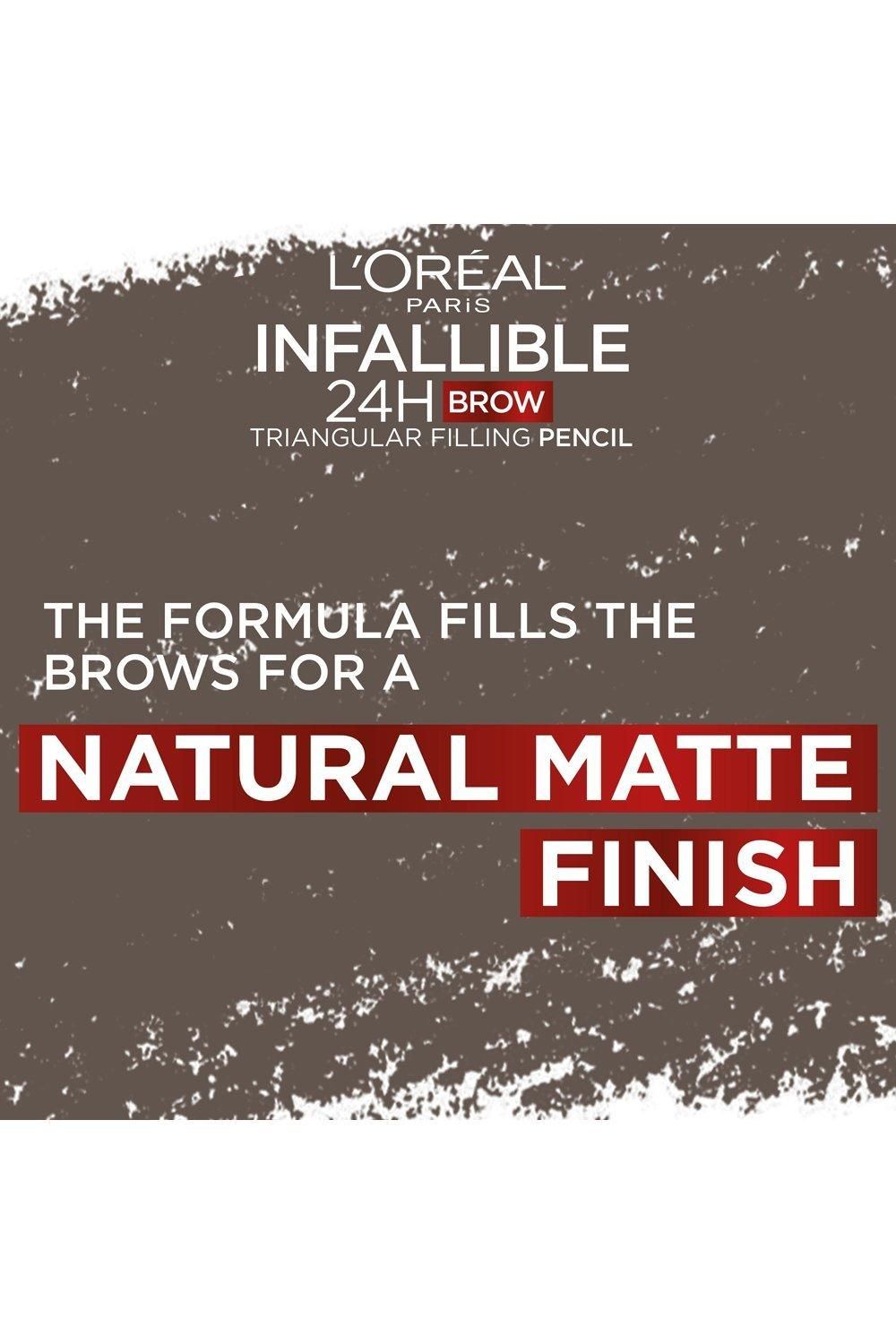 L'Oréal Paris Infaillible 24H Brow Filling Triangular Pencil 6_0 Dark Blonde image 3