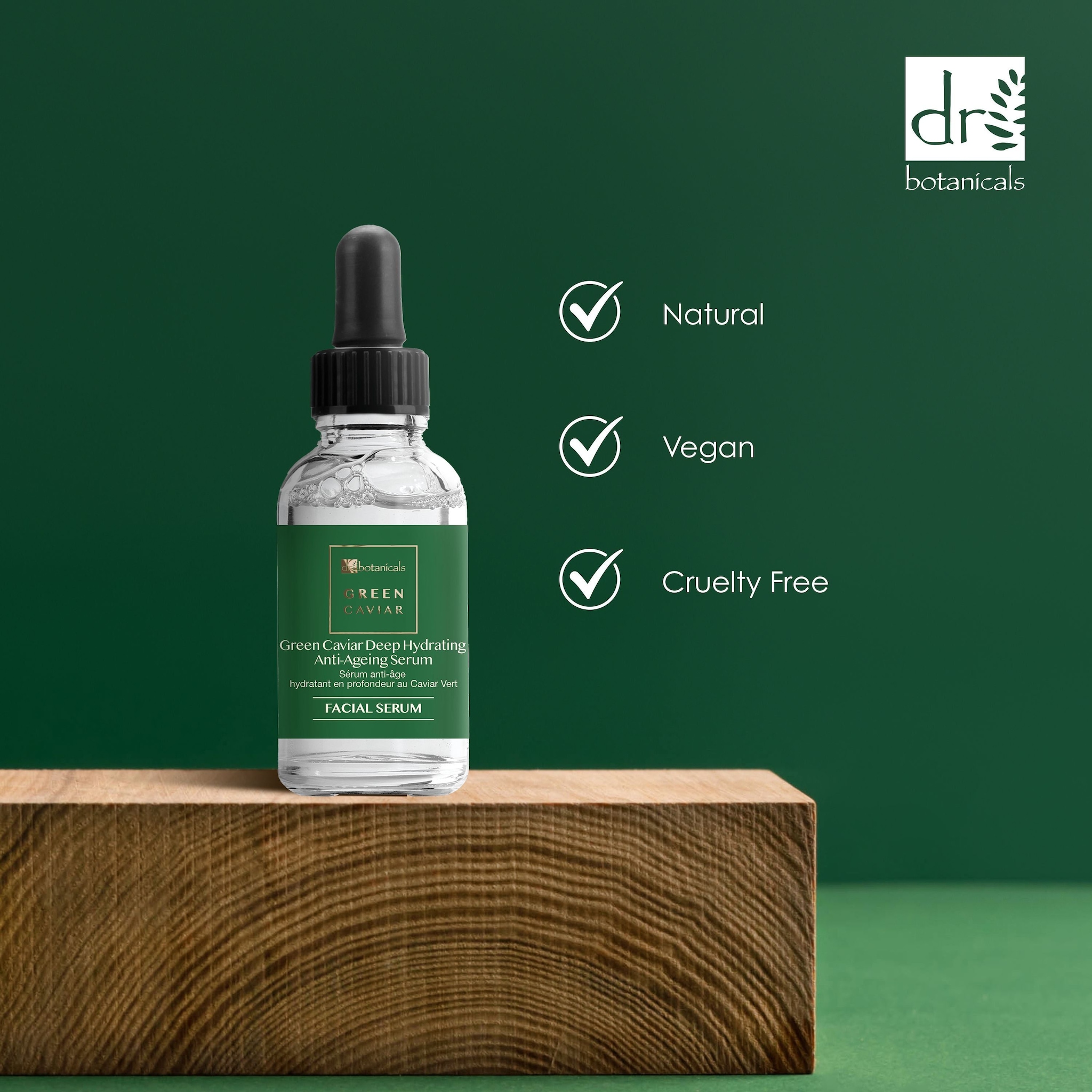 Dr. Botanicals Green Caviar Deep Hydrating Anti-Ageing Serum 30ml image 3