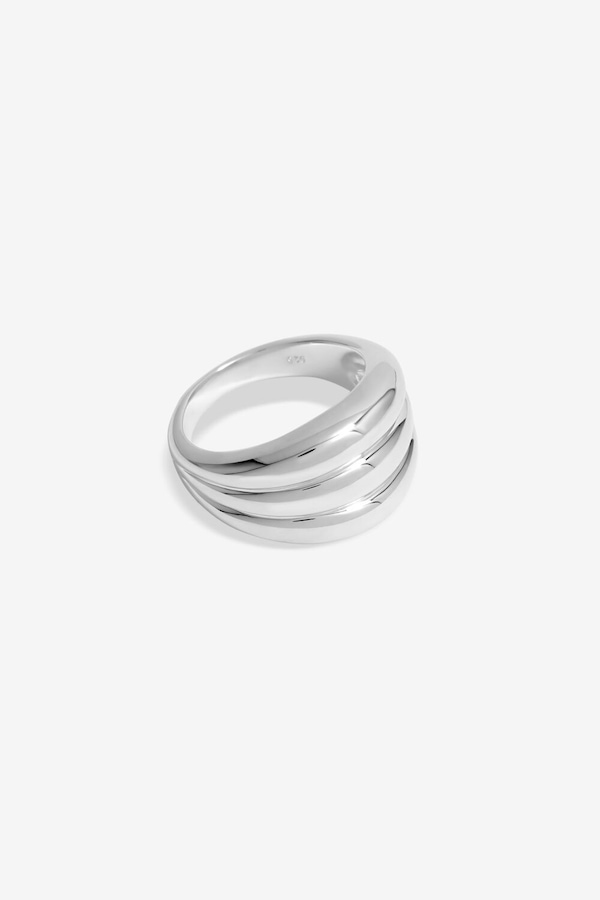 Simply Silver Sterling Silver 925 Chunky Polished Ring