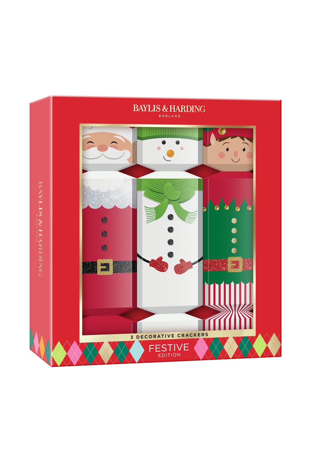 Baylis & Harding Festive Edition Decorative Crackers Gift Set Multi image 2