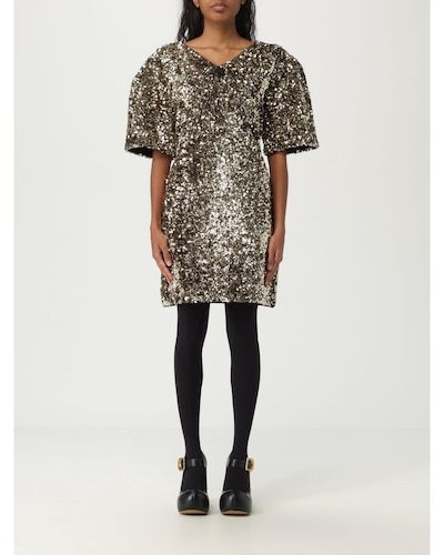 Marc Jacobs Sequin Mini Dress Wo - Gold