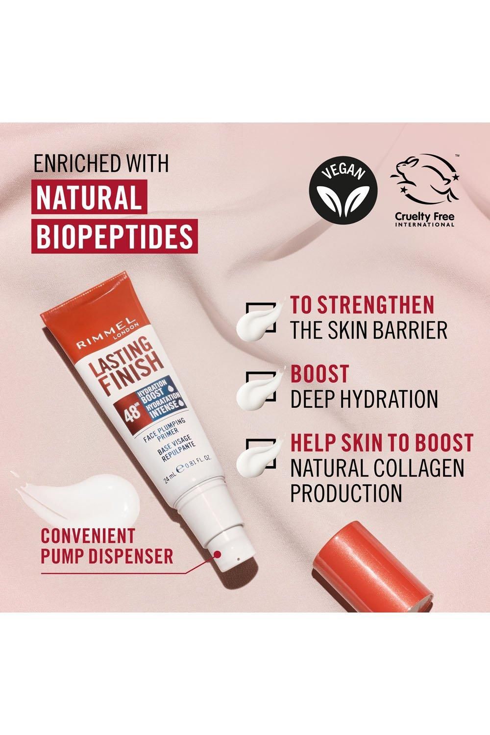 Rimmel London Rimmel Lasting Finish 48hr Hydration Boost Primer 24ml Multi image 4