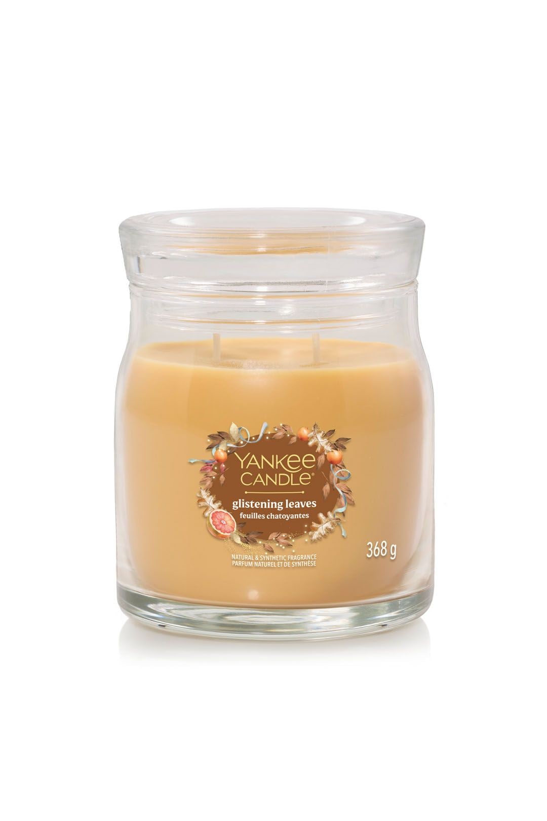 Yankee Candle Signature Medium Jar Glistening Leaves Multi image 2