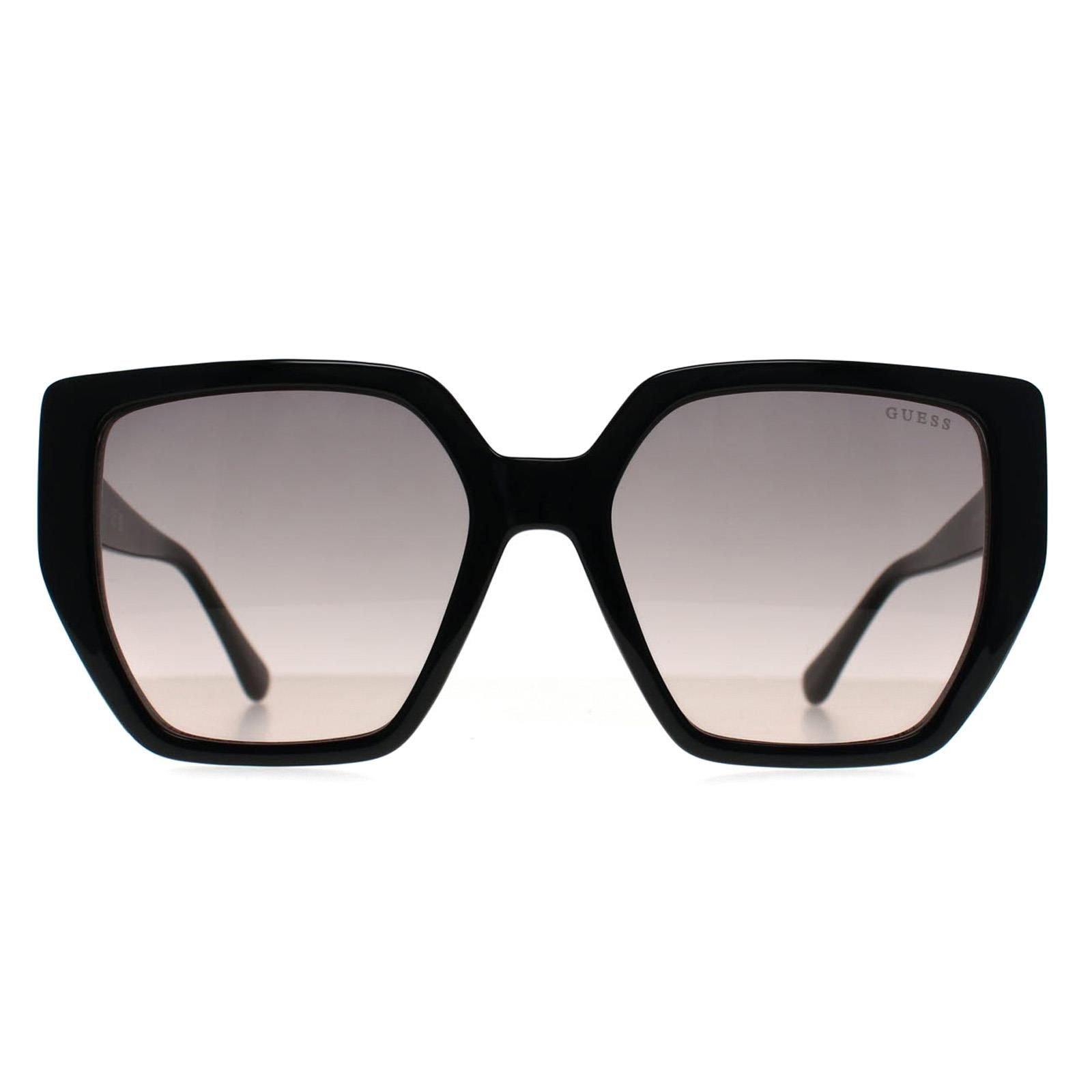 Guess Cat Eye Shiny Black Pink Brown GF6178 image 1