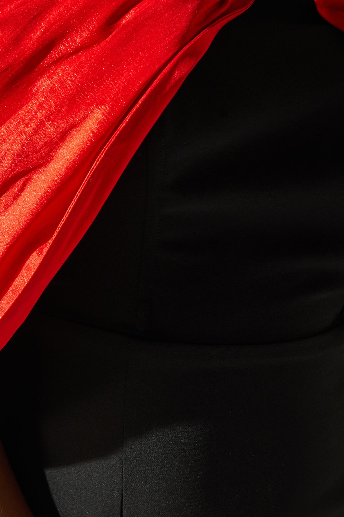 Coast Bardot Statement Column Maxi Dress Black image 5