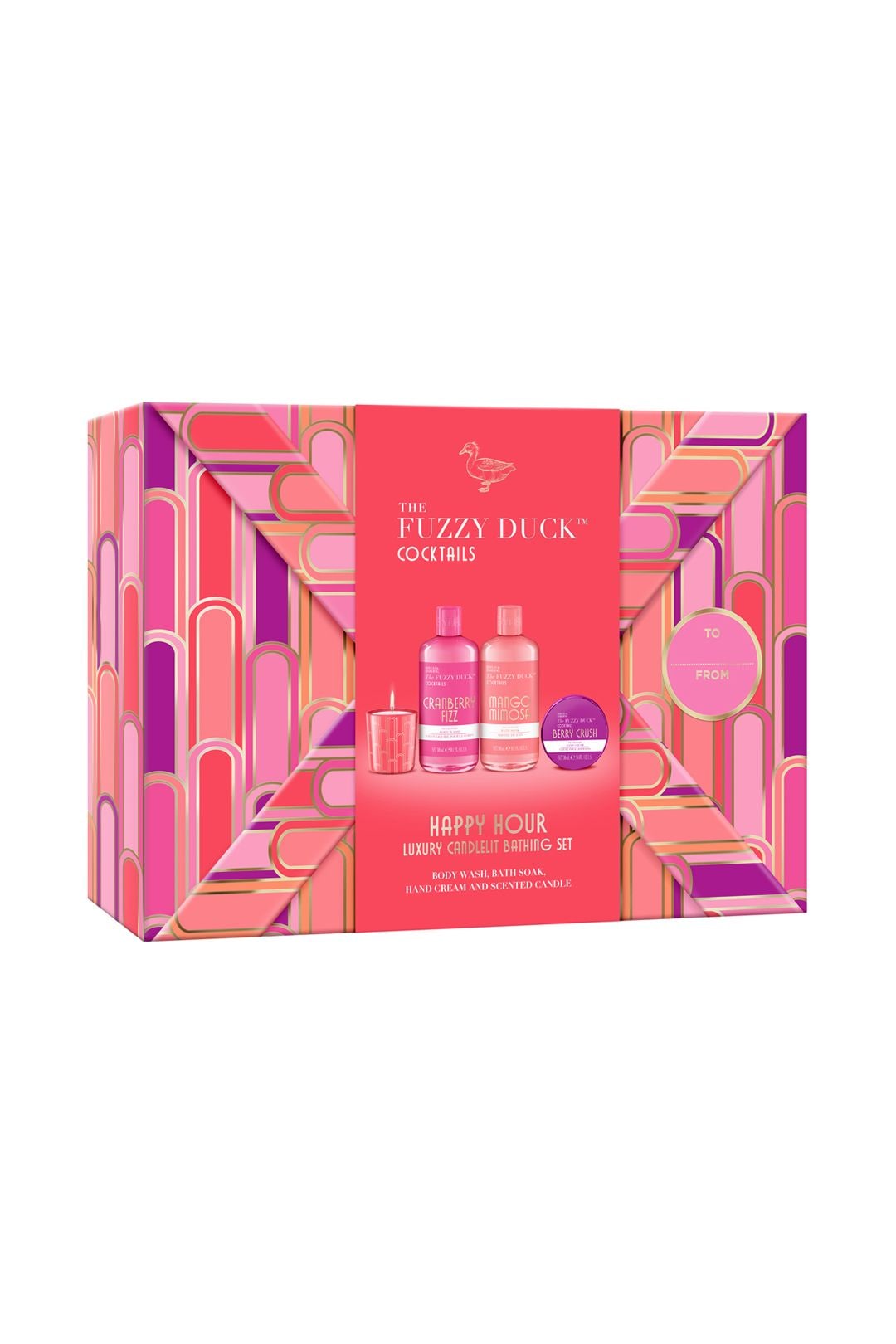 Baylis & Harding The Fuzzy Duck Cotswold Cocktails Luxury Candlelit Bathing Gift Set Multi image 2