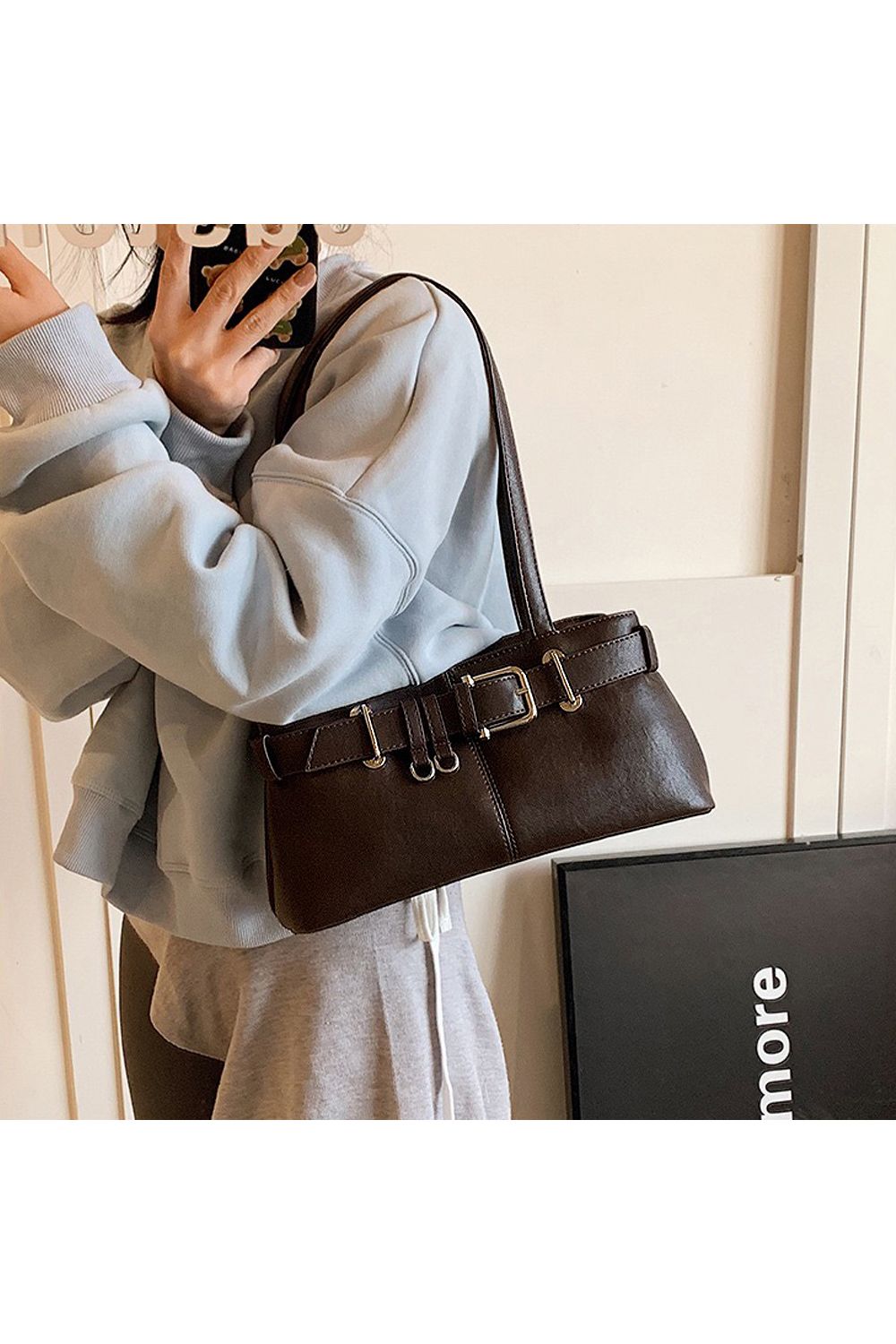 XY London 'Josephine' Belted Shoulder Bag image 2