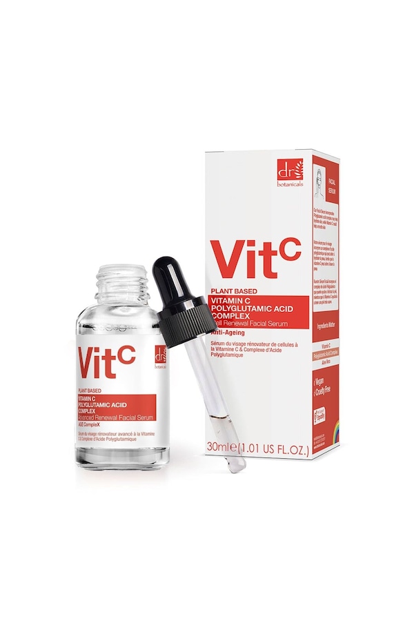 Dr. Botanicals Vitamin C 3% & Polyglutamic Acid Complex 1% & Brightening Facial Serum 30ml