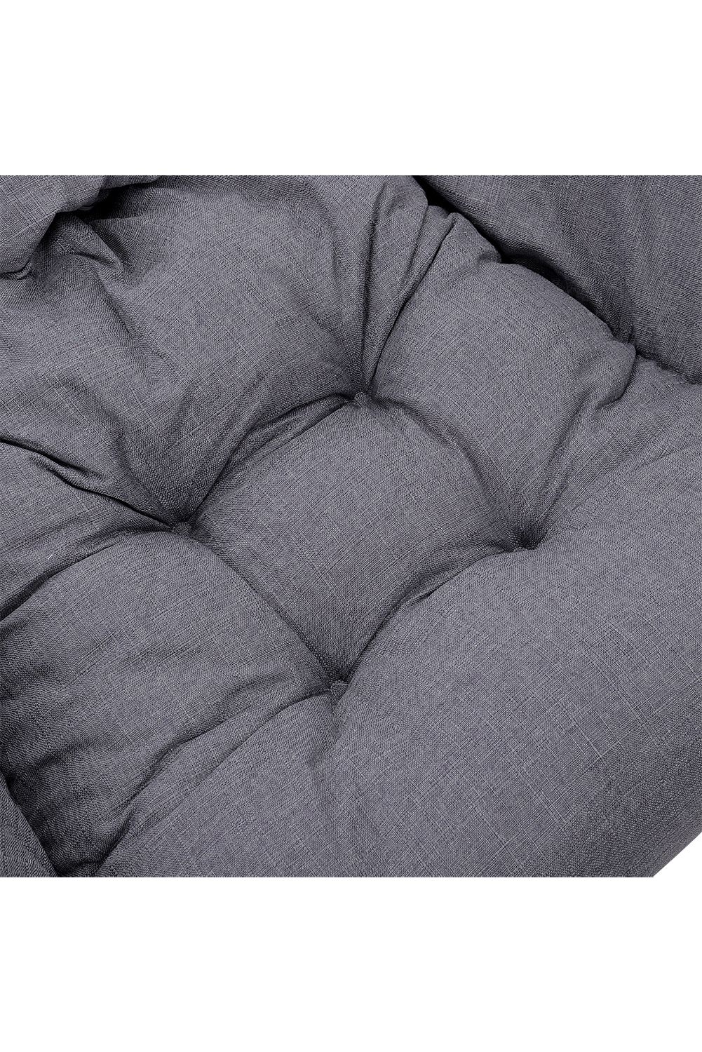 Living and Home Egg Hammock Swing Chair Cushion with Armrest and Backrest image 3