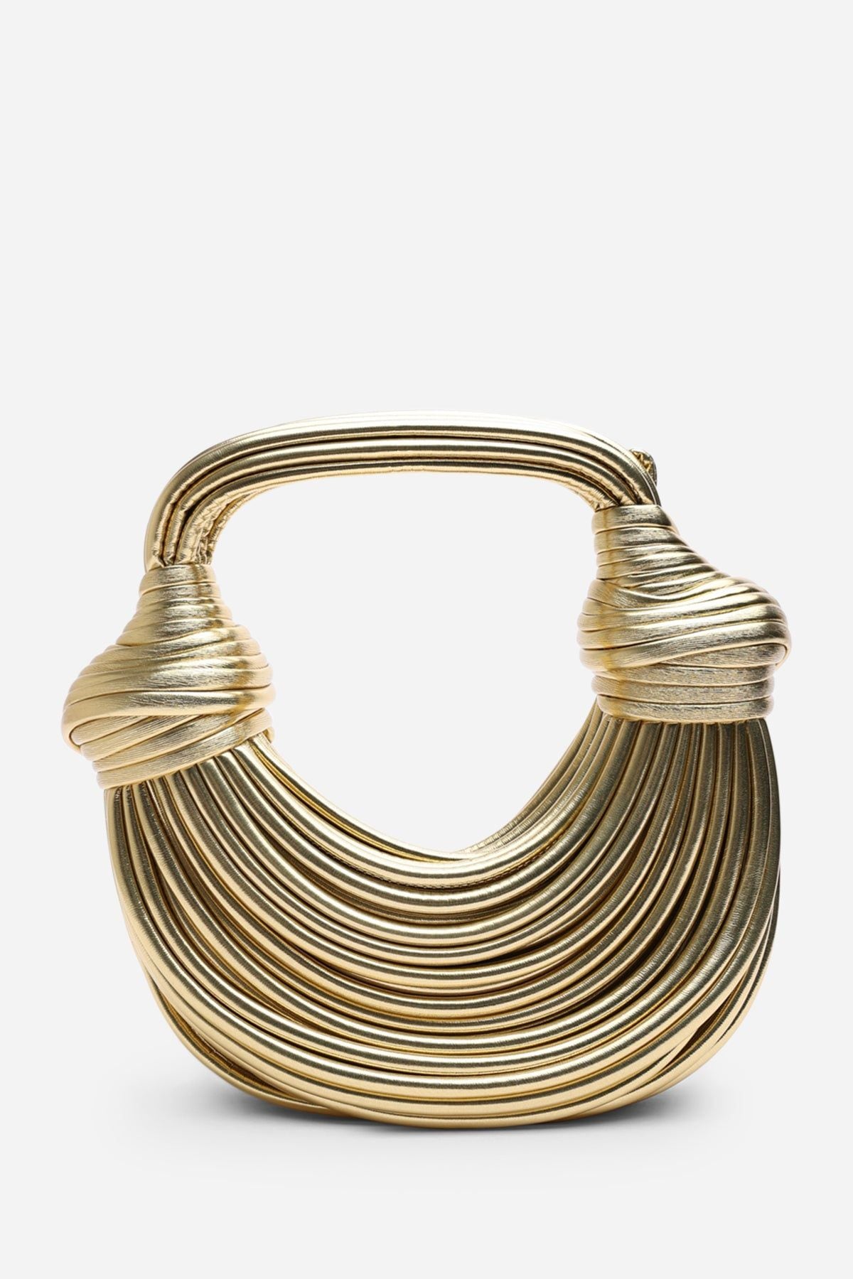 Where's That From 'Blossom' Curved Metallic Shoulder Bag image 2