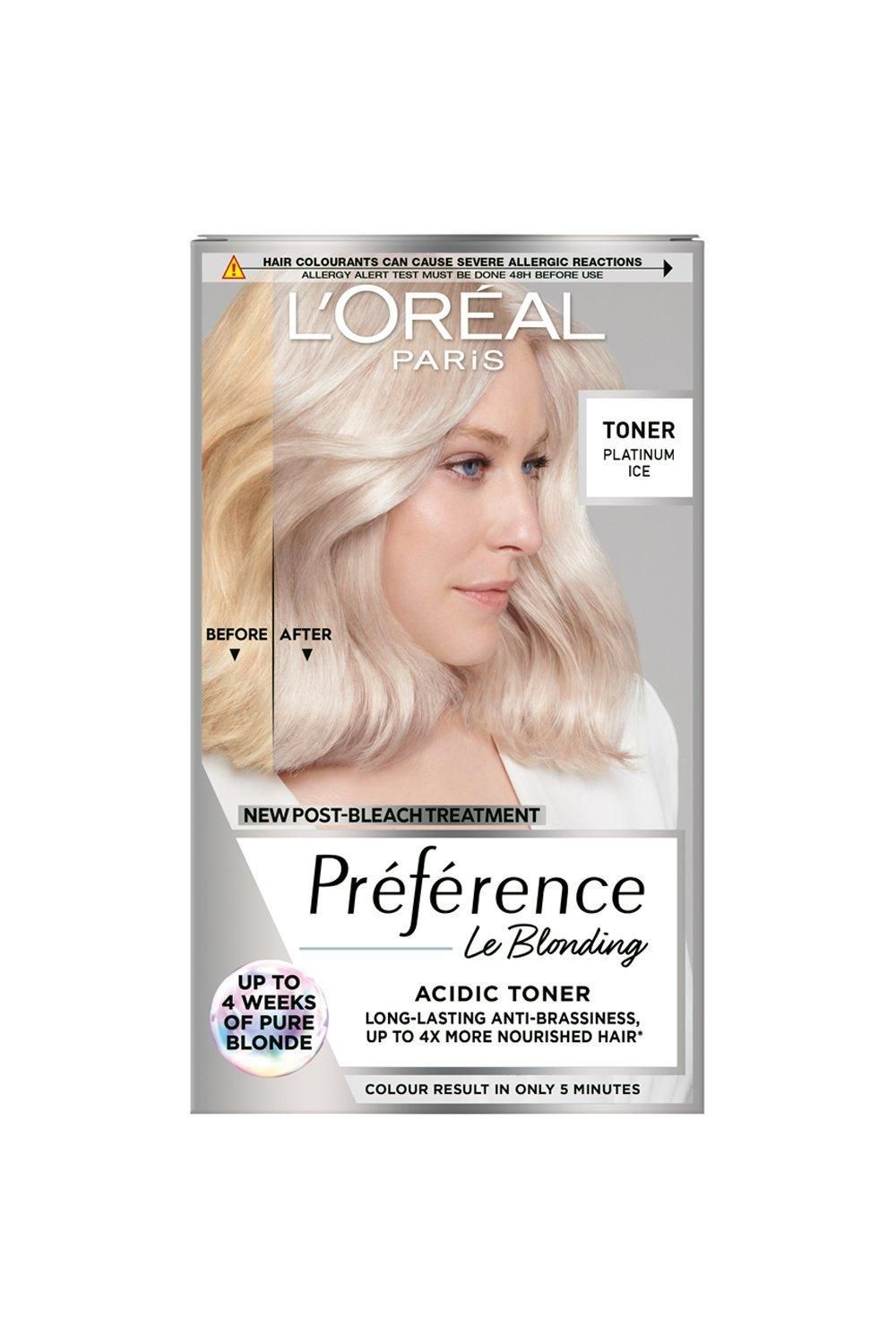 L'Oréal Paris Préférence Le Blonding Acidic Toner - Platinum Ice Multi image 1