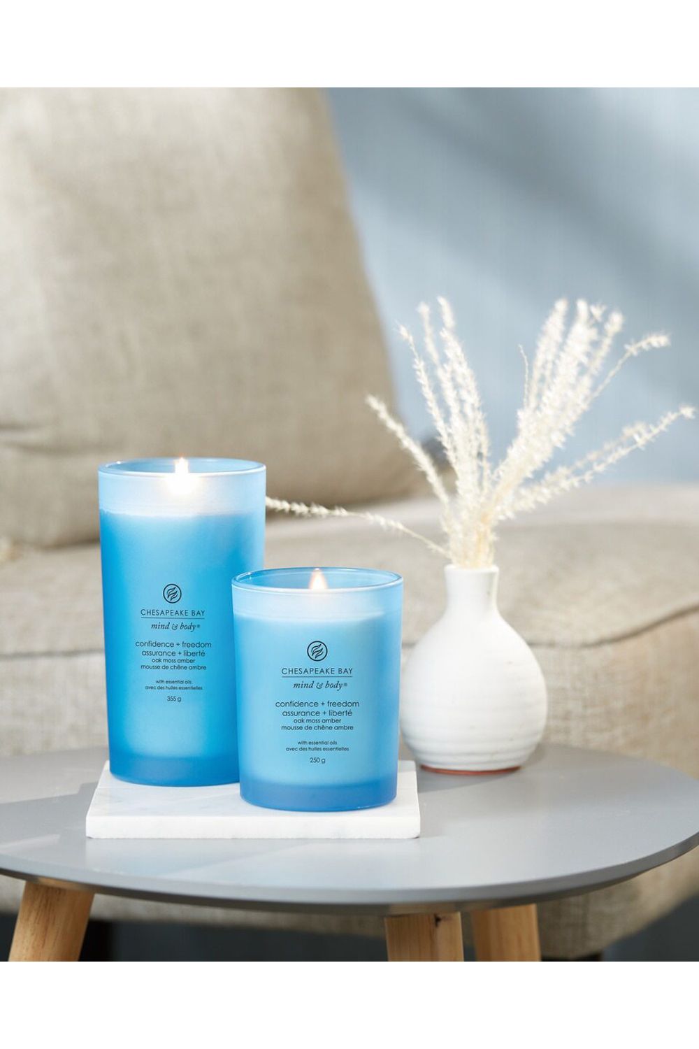 Chesapeake Bay Large Jar Candle - Confidence & Freedom 355g Blue image 2