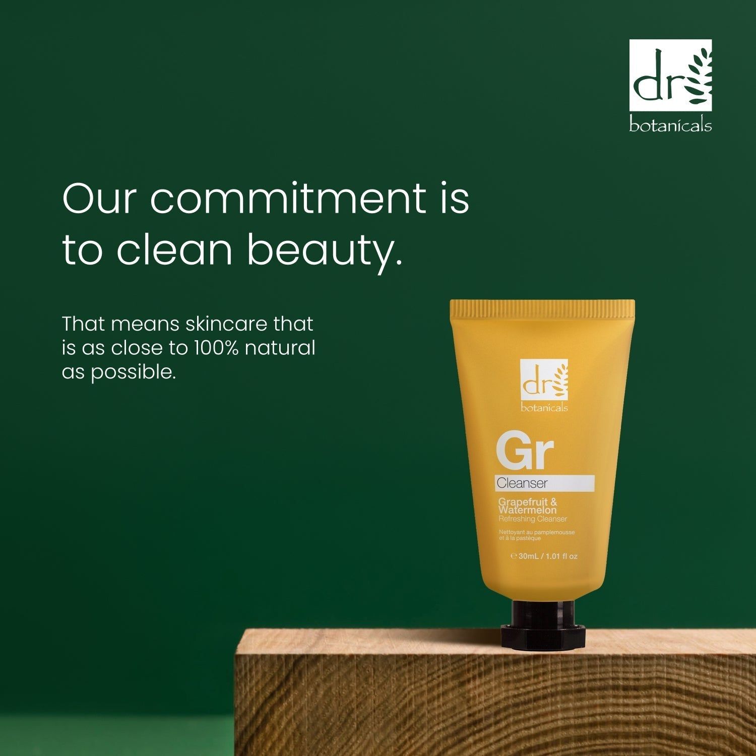 Dr. Botanicals Grapefruit & Watermelon Refreshing Cleanser 30ml image 3