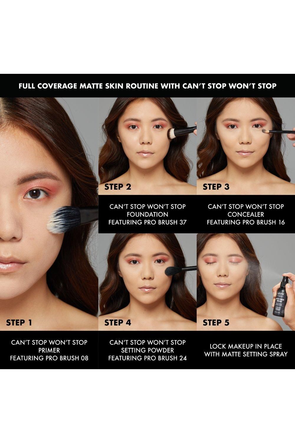 NYX Professional Makeup Can't Stop Won't Stop Full Coverage Foundation Alabaster image 4