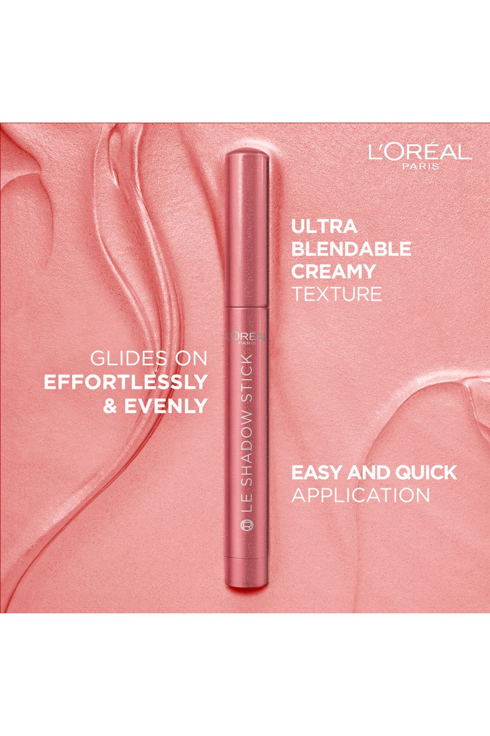 L'Oréal Paris Le Shadow Stick Eyeshadow 1.4g Cloudy Rose image 3