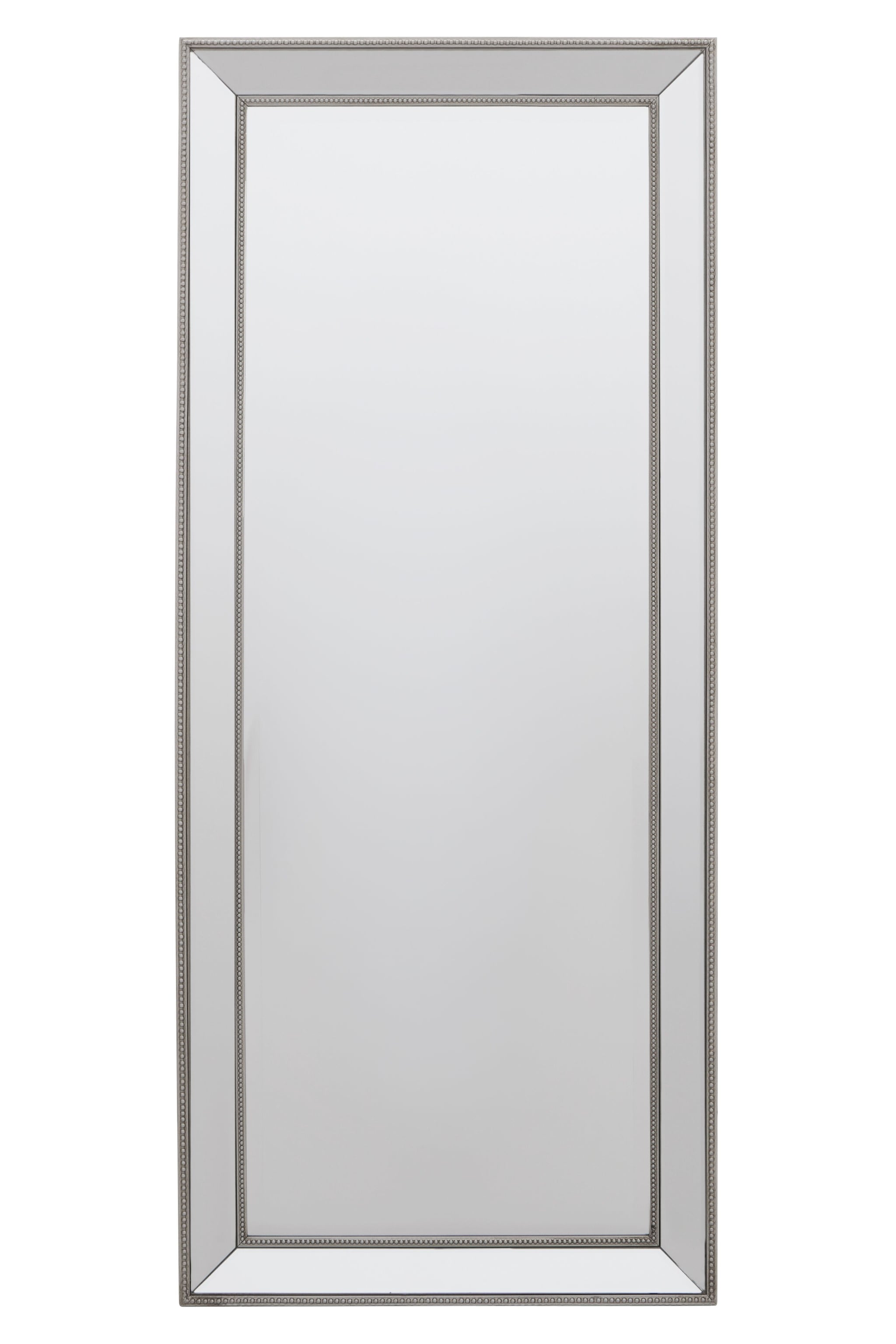 Orsina Champagne Rectangle Wall Mirror, Wooden Frame Mirror With Sleek Finish, Small Mirror For Dressing Area image 1