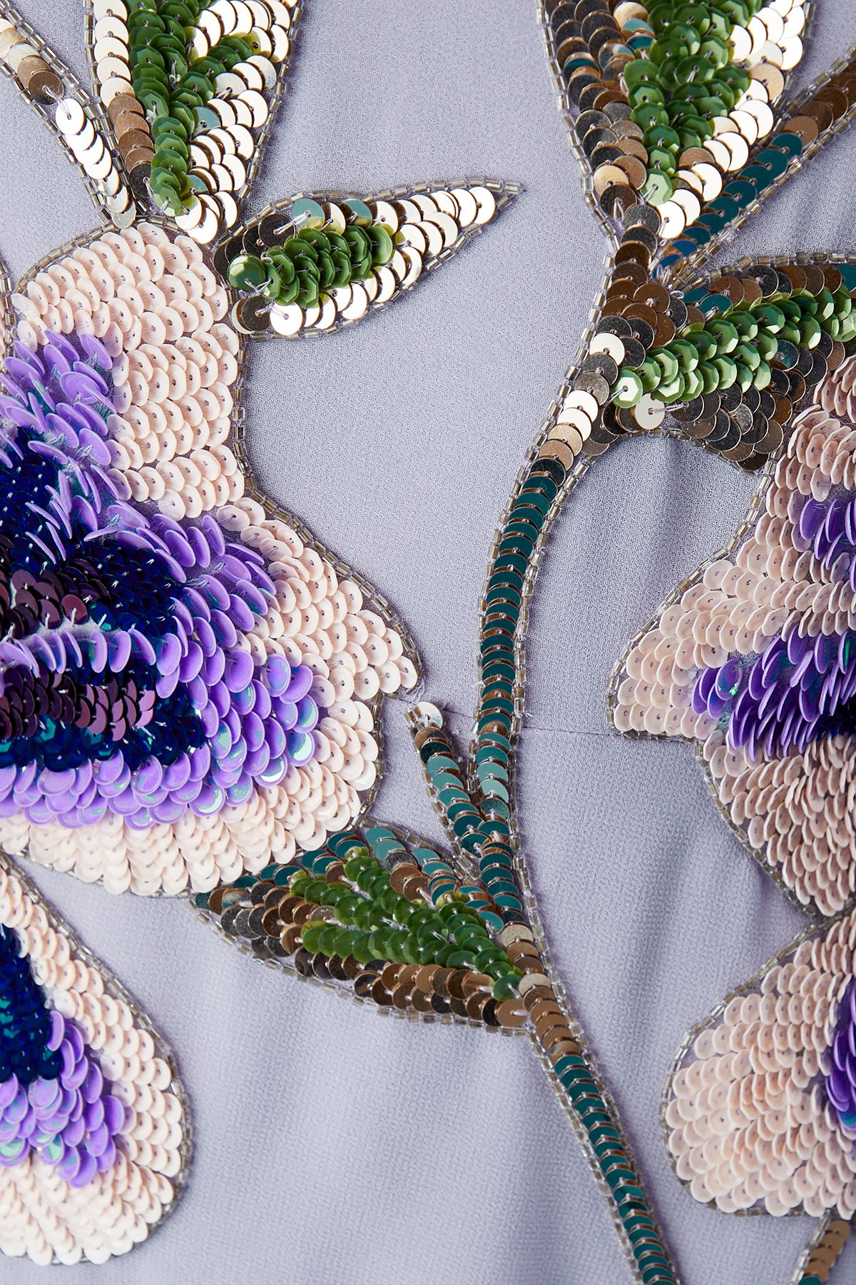 Coast Coast Muse Sequin Strappy Embellished Midi Dress Lilac image 5