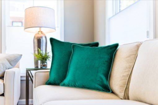 New Edge Blinds Plush Velvet Soft Touch Cushion Cover image 2