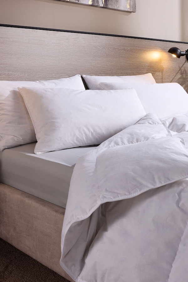 Snuggledown 1 Pack Hotel Goose Feather & Down Back Sleeper Pillow