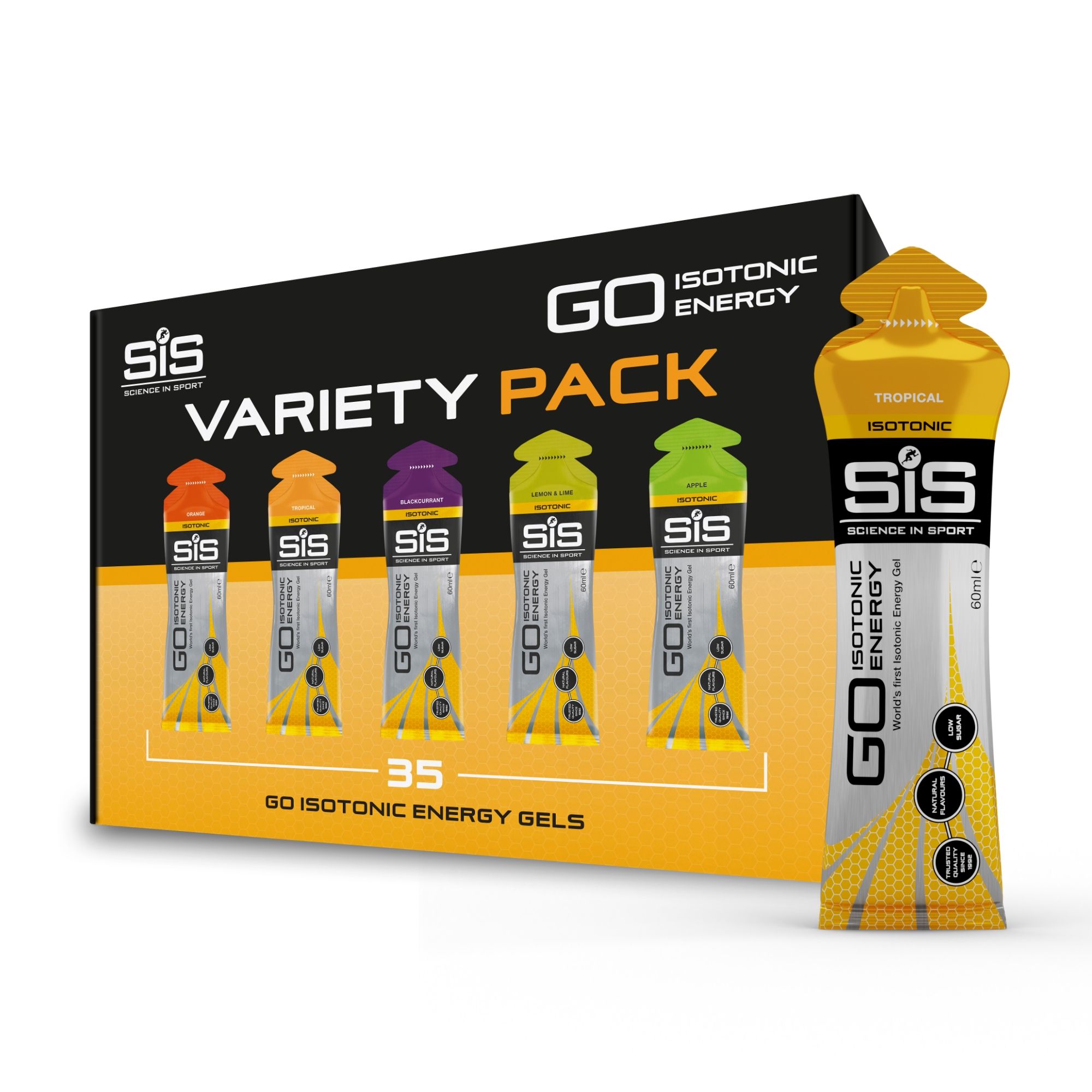 Science in Sport Go Isotonic Energy Gel Variety - 35 Pack image 1