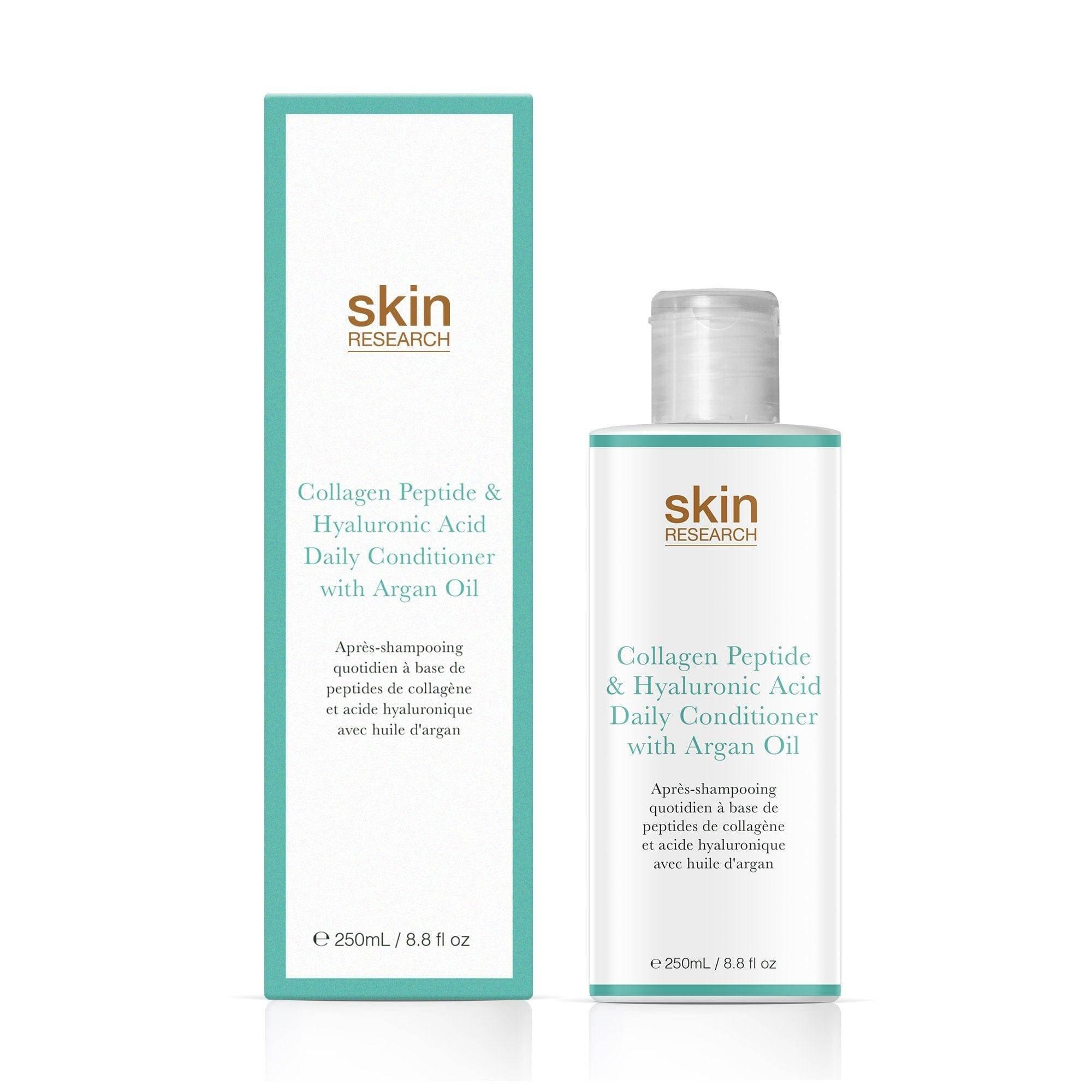 Skin Research Collagen Peptide & Hyaluronic Acid Daily Conditioner with Argan Oil 250ml Twin Value Savings Pack image 2