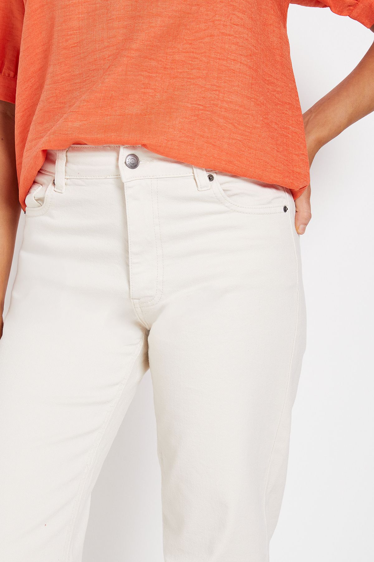 Dorothy Perkins Comfort Stretch Slim Jeans Ecru image 4