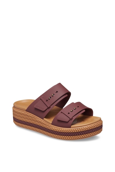 Crocs Brookly Buckle Low Wedge
