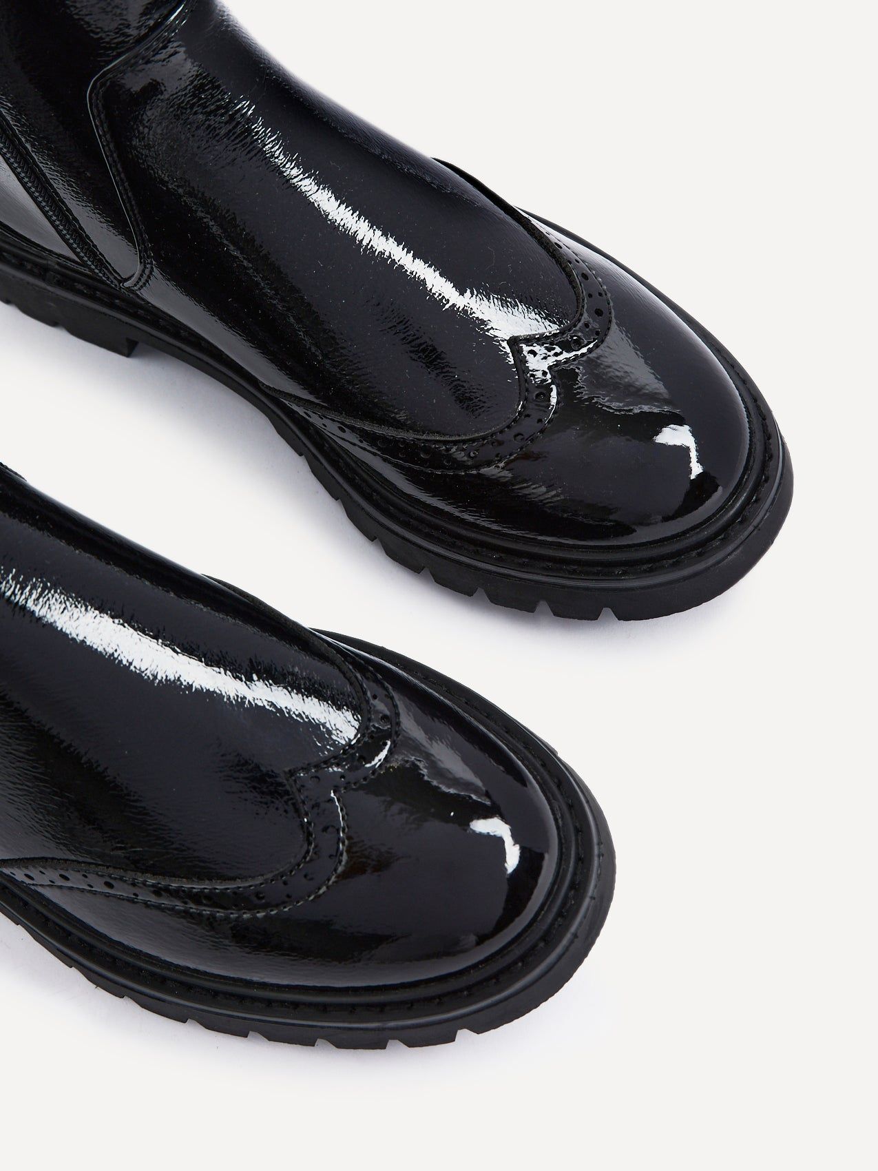 Linzi Esme Black Patent Chelsea Ankle Boot image 5