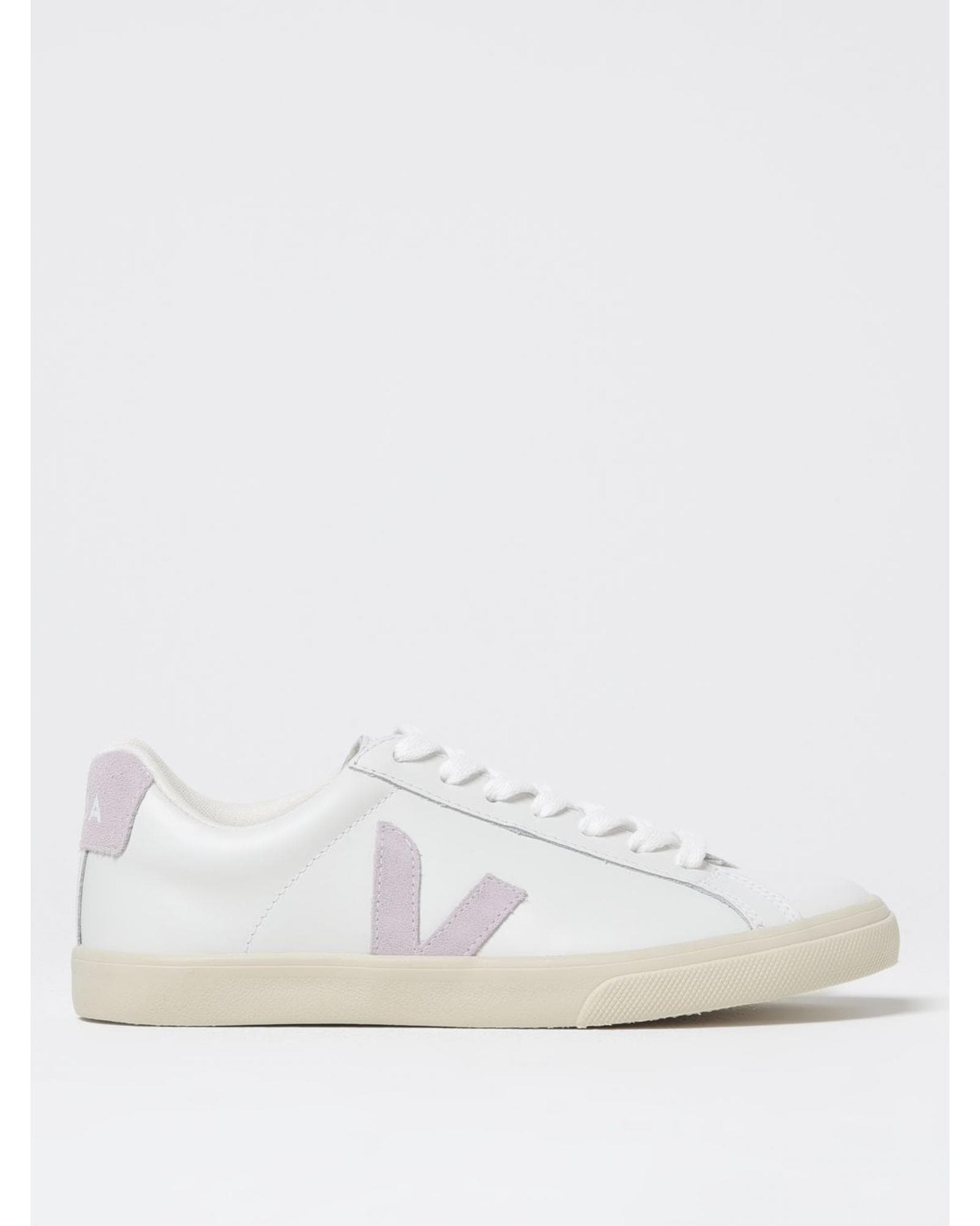 Veja Campo WhiteLavender Leather Sneakers Wo image 1