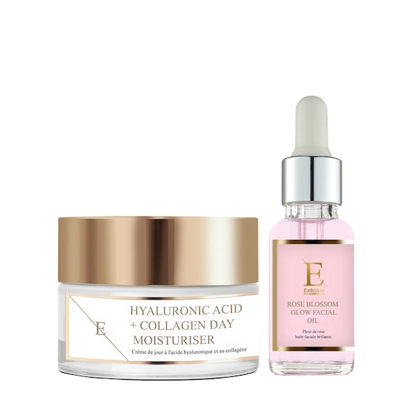 Erth Skin London Rose Blossom Glow & Collagen Lift Kit