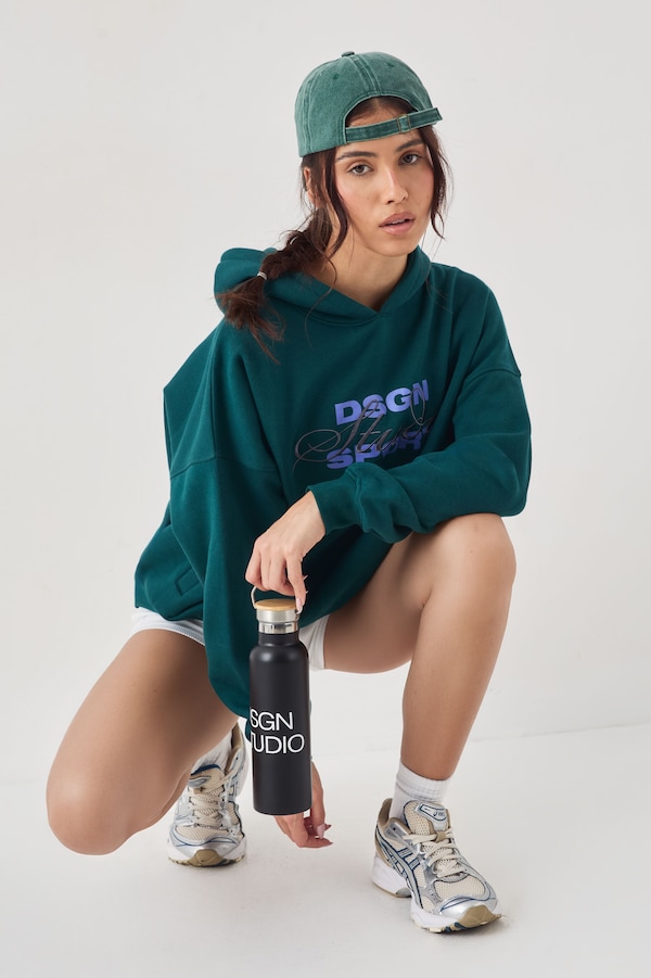 DSGN Studio DSGN Studio Sport Oversized Hoodie Pine