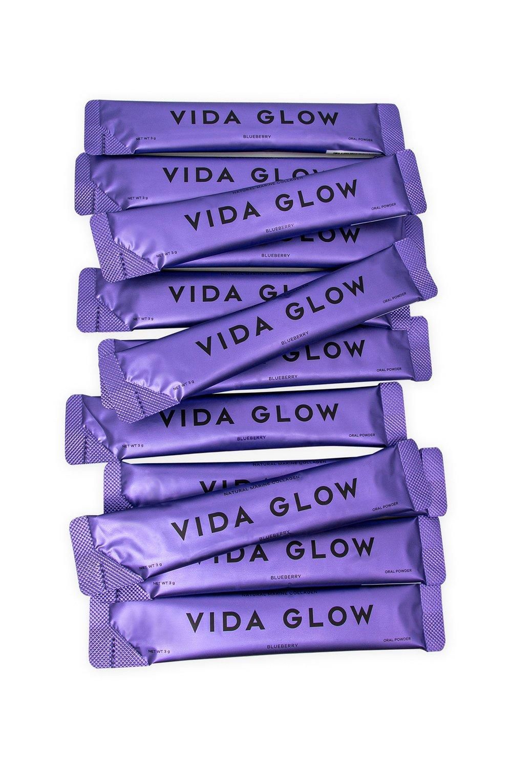 Vida Glow Natural Marine Collagen Sachets Blueberry Multi image 5