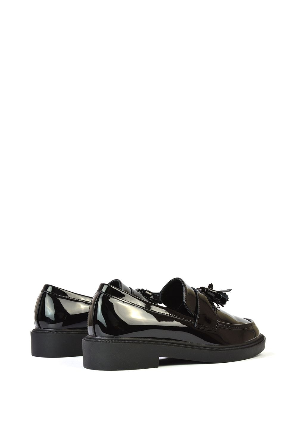 XY London 'Alida' Chunky Loafers Tassel Back To School Flat Shoes image 4
