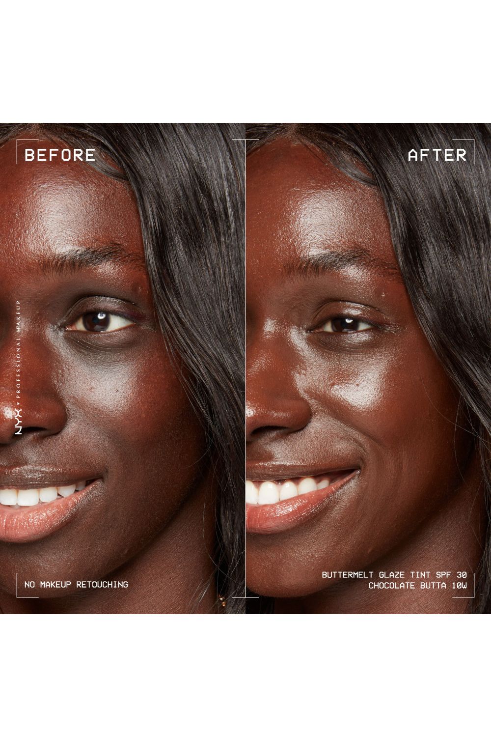 NYX Professional Makeup Buttermelt Glaze Soft Glow Skin Tint + SPF/FPS 30 30ml Chocolate Butta image 6