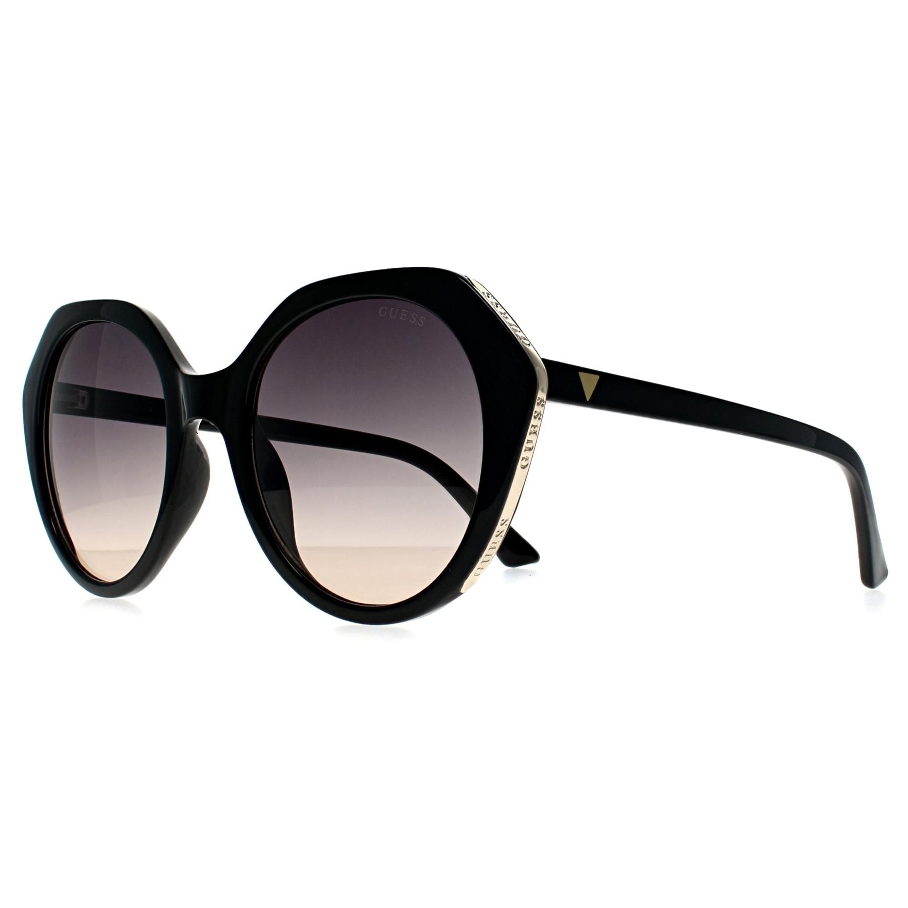 Guess Oval Shiny Black Blue Pink Gradient GF6201 image 2